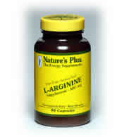 L-ARGININE 500 MG CAPS 90 0 ct from Natures Plus
