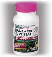 E/R ARA-LARIX/OLIVE LEAF 750MG COMPLX 30 30 ct from Natures Plus