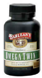 Omega Twin - Flax Borage Oil Combo 120 ct Softgels from BARLEANS ESSENTIAL OILS