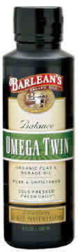 Omega Twin - Flax Borage Oil Combo 12 fl oz from BARLEANS ESSENTIAL OILS