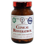 Clinical Resveratrol Extra Strength 500mg 60 caps from OLYMPIAN LABS