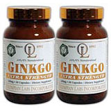 Ginkgo Biloba Extract 60mg Twin Pack 60 + 60 caps from OLYMPIAN LABS