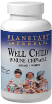Well Child Immune Chewable 30 Wafers from Planetary Formulas