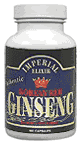 Korean Red Ginseng 50 caps from IMPERIAL ELIXIR/GINSENG COMPANY