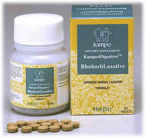 Kampo4Digestive RhubarbLaxative 60 tabs from HONSO USA/JAPANESE HERBAL KAMPO
