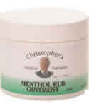 CHRISTOPHER'S ORIGINAL FORMULAS: Ointment Menthol Rub 2 oz