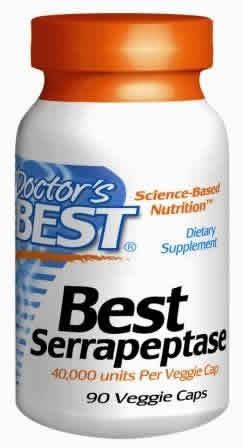 Best Serrapeptase 90 VC 40,000 Units each from Doctors Best