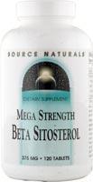 Mega Strength Beta Sitosterol 60 Tabs - 375mg from SOURCE NATURALS
