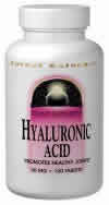 Hyaluronic Acid 50 mg from BioCell Collagen II 30 tabs from SOURCE NATURALS