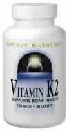Vitamin K 2 60 tabs from SOURCE NATURALS