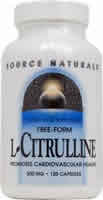 L-Citrulline 500mg 120 caps from SOURCE NATURALS