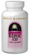 R-Lipoic Acid 100 mg 120 tabs from SOURCE NATURALS