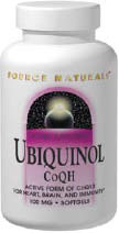 UBIQUINOL COQH (enhanced CoQ10) 90 sg from SOURCE NATURALS