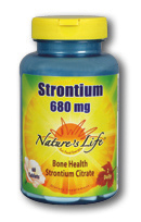 Strontium 680mg 60 ct from Natures Life