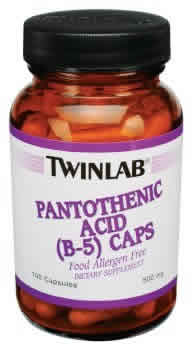 PANTOTHENIC ACID 250MG 100CAPS 100 caps from TWIN LABORATORIES,INC.