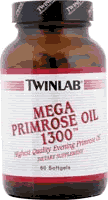 MEGA PRIMROSE OIL 1300MG 60GEL 60 gel caps from TWIN LABORATORIES,INC.