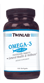 OMEGA-3 FISH OIL 100SOFTGELS 100 softgels from TWIN LABORATORIES,INC.