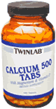 CALCIUM 500MG W/ MAG&VITD 180T 180 tabs from TWIN LABORATORIES,INC.