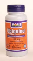 Ubiquinol 100 mg 60 Softgels from NOW