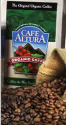 Organic Coffee Colombian Whole Bean Bulk 5 LB Bag 100 Percent Organic from CAFE ALTURA