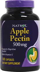 Apple Pectin 500mg capsules dietary supplement